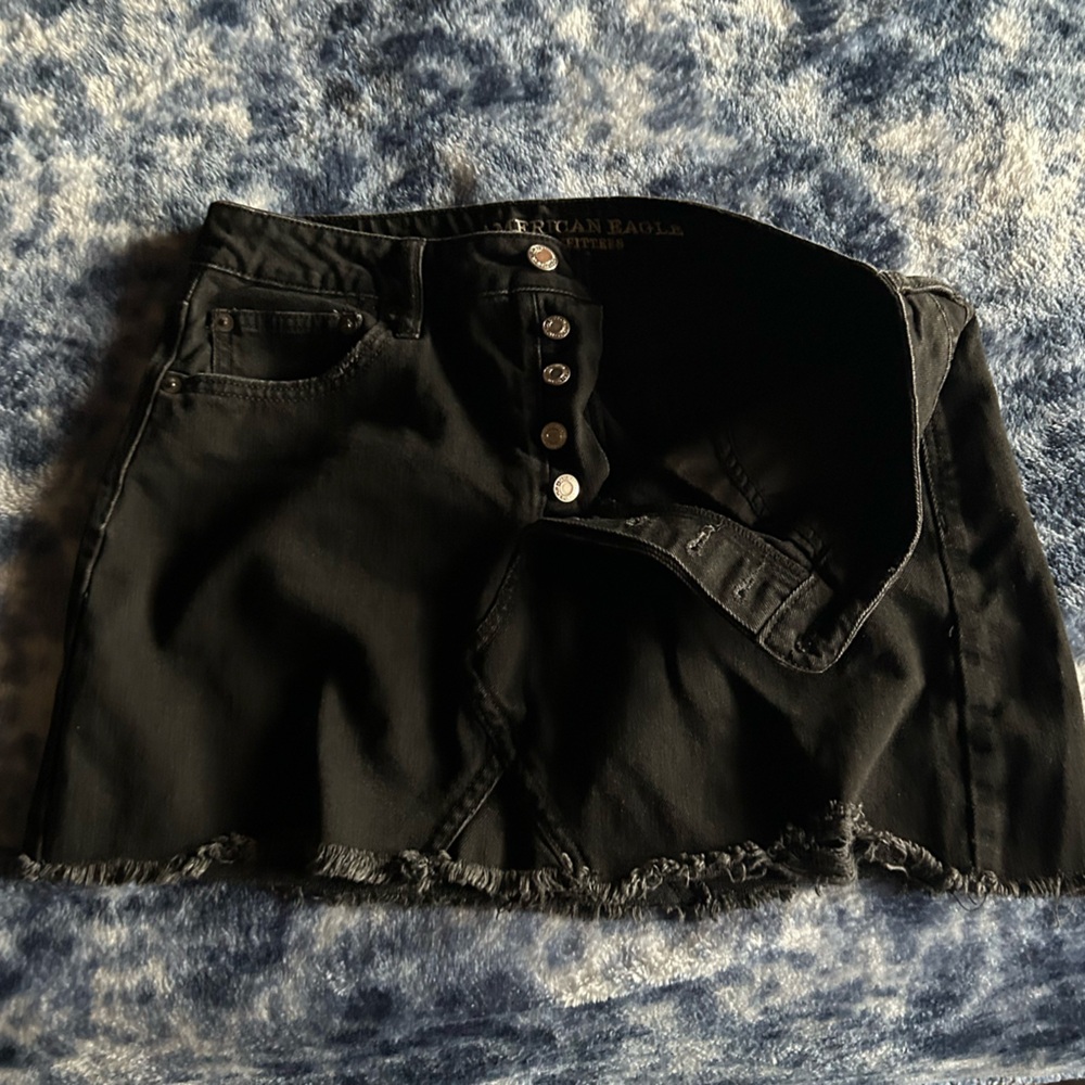 American eagle jean skirt